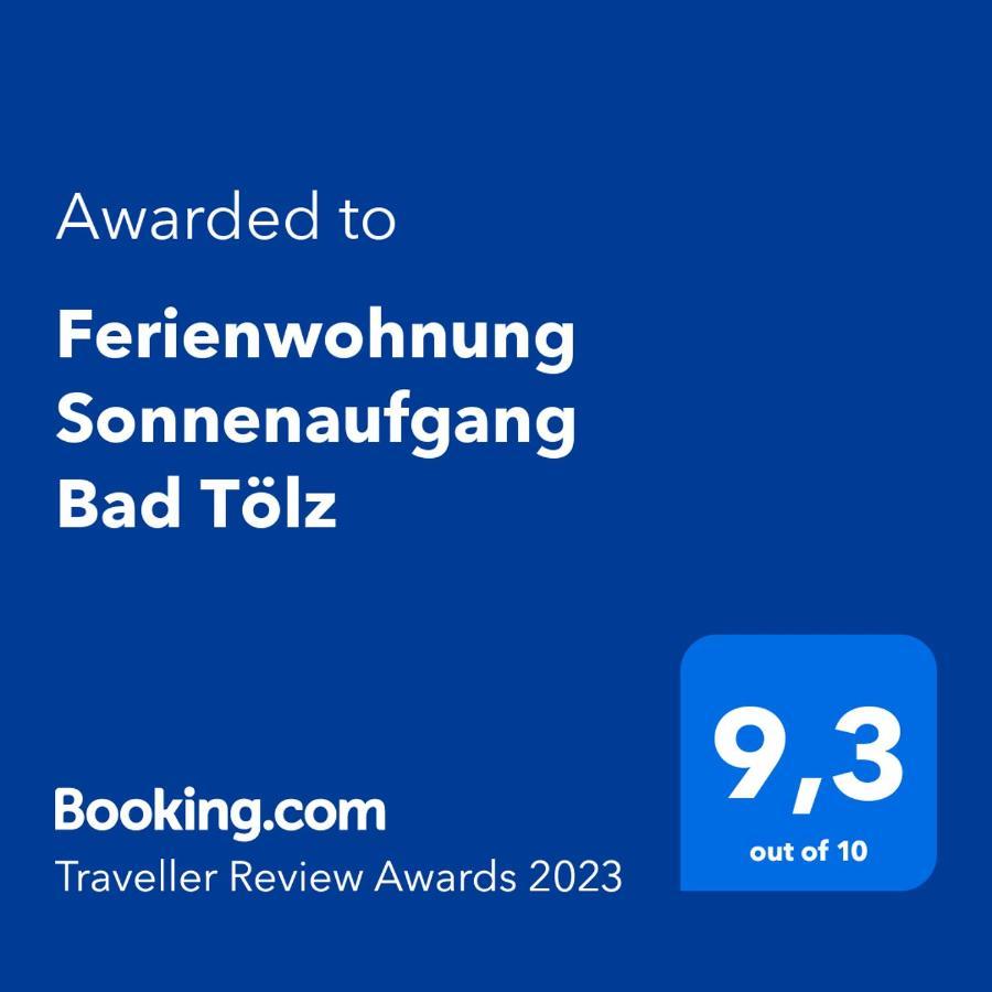 Ferienwohnung Sonnenaufgang Bad Toelz Exterior foto